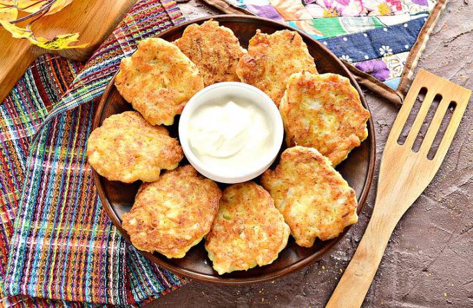 Драники з курячим філе