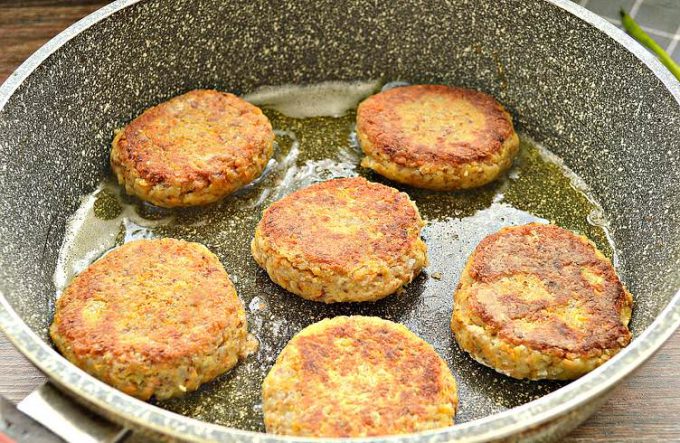 Котлети із гречки без мяса