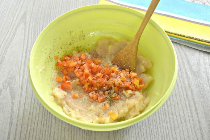 Котлети з курячого філе з болгарським перцем