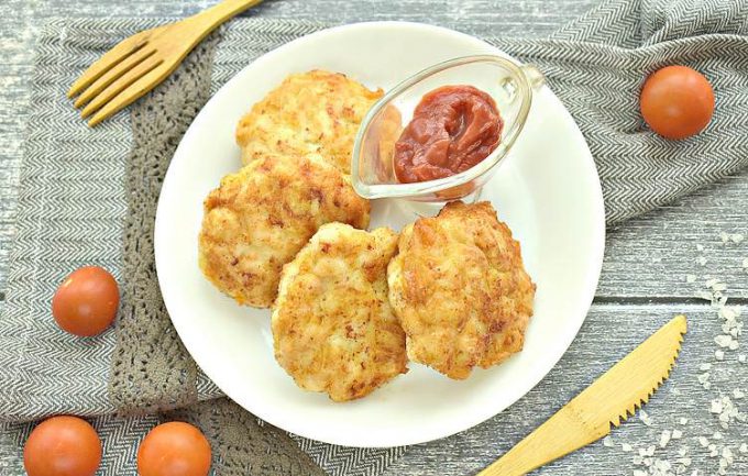 Котлети з курки «Купецькі» на сковороді