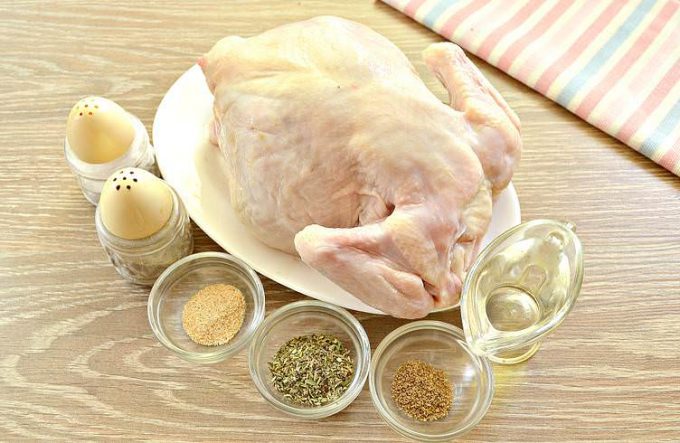 Курка в духовці з прованськими травами