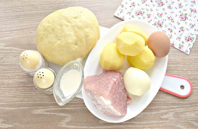 Курник зі свининою та картоплею