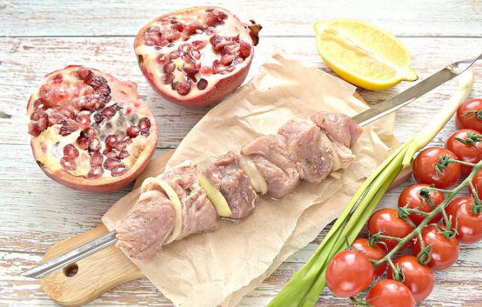 Маринад для шашлику зі свинини з гранатовим соком