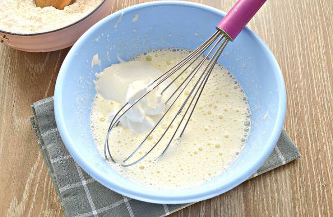Мякі вафлі на сметані