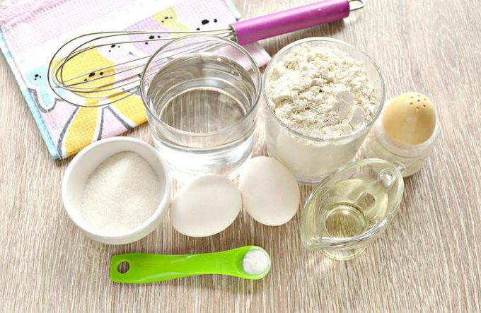 Млинці без молока на окропі