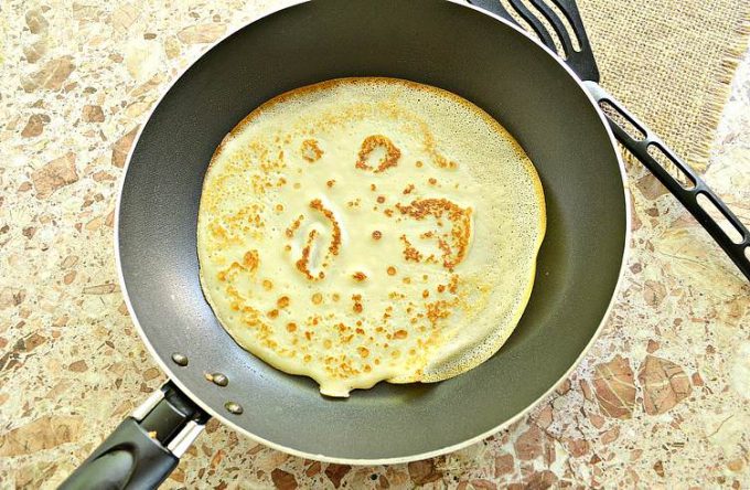 Млинці на молоці без яєць