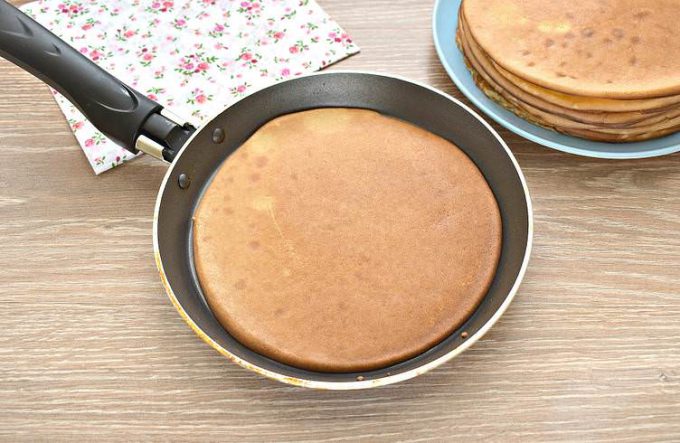 Млинець з сметанним кремом