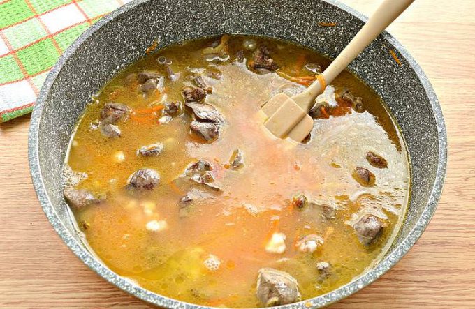 Підливу з курячої печінки