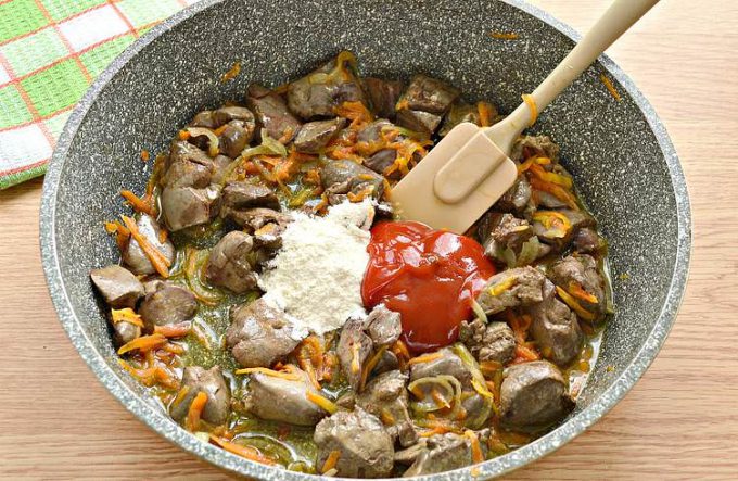 Підливу з курячої печінки