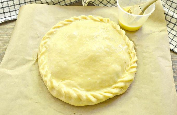 Пиріг із замороженими яблуками