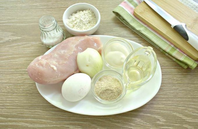Рубані котлети з курячої грудки