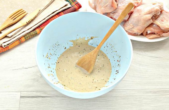 Шашлик з курячих стегон