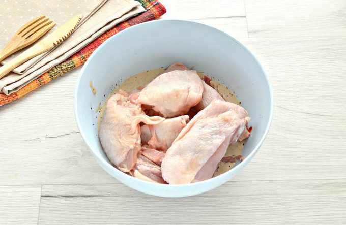 Шашлик з курячих стегон