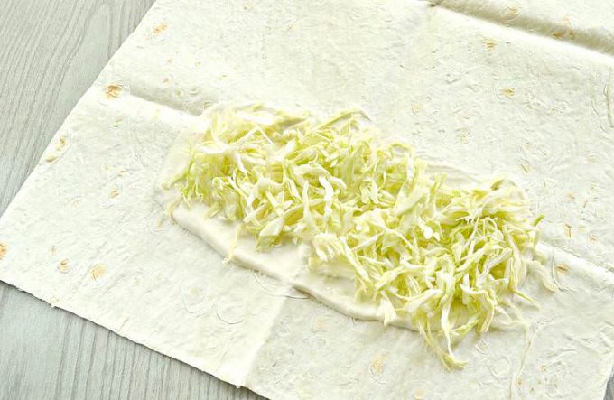 Шаурма з крабовими паличками