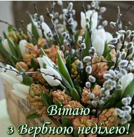 Щирі привітання з Вербною неділею у прозі
