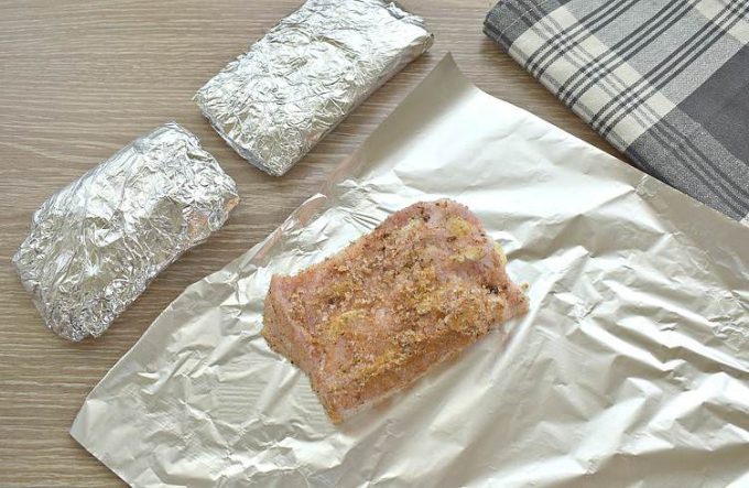Солоне сало з часником сухим способом