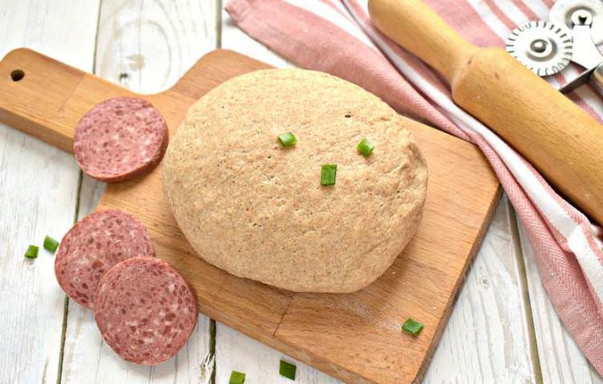 Тісто для піци з цільнозернового борошна
