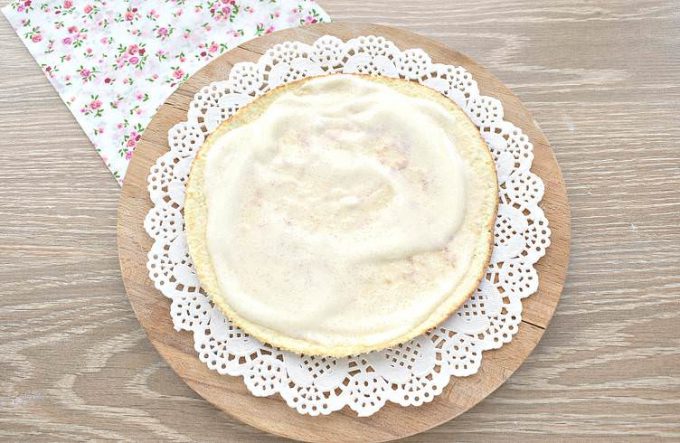 Торт сметанник на сковороді