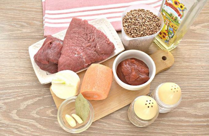 Гречка по-купецьки з яловичиною