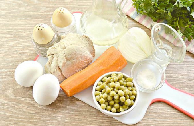 Салат Купецький зі свининою