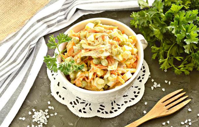 Салат Купецький зі свининою