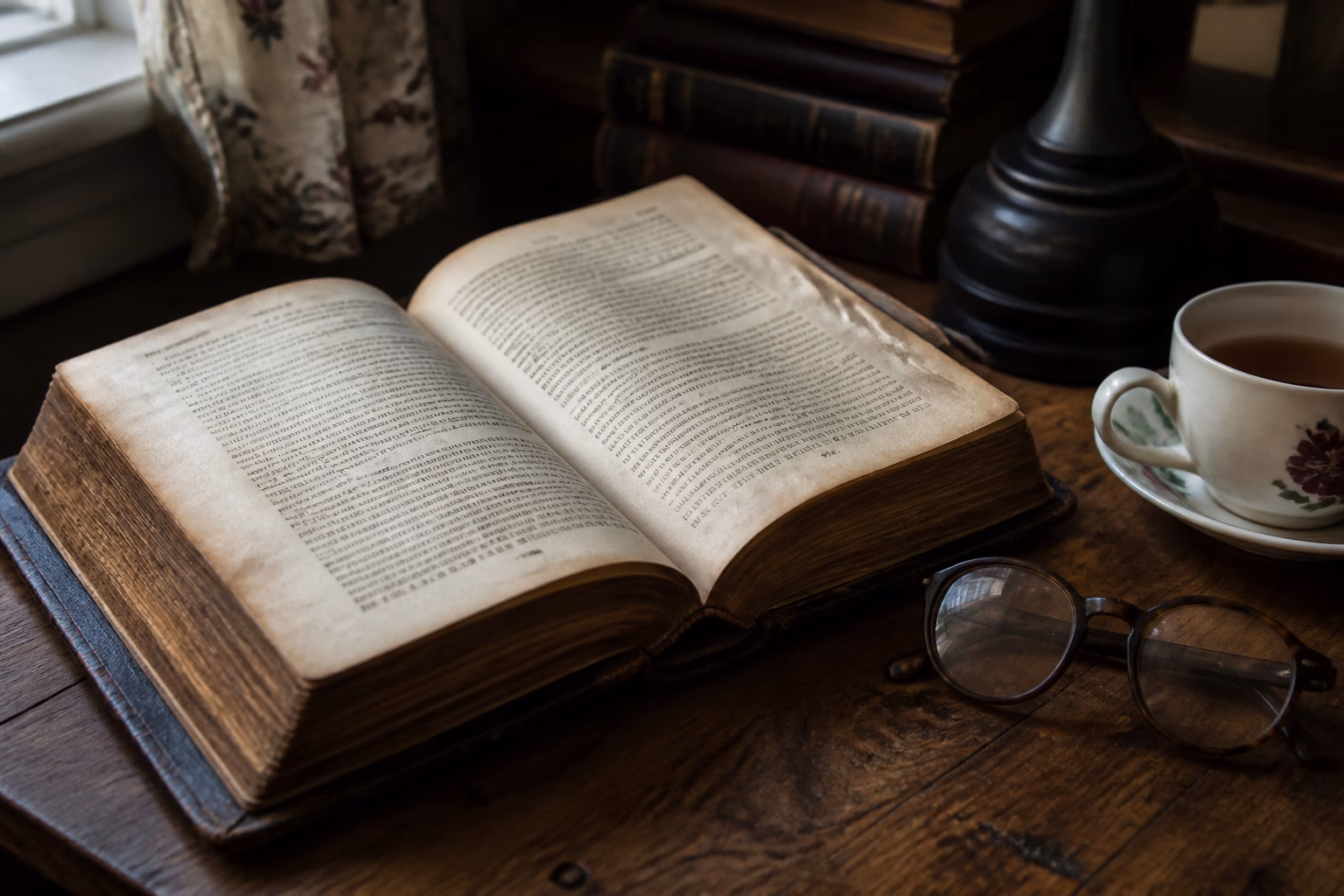 Старовинна книга сонників на столі, що уособлює тлумачення снів